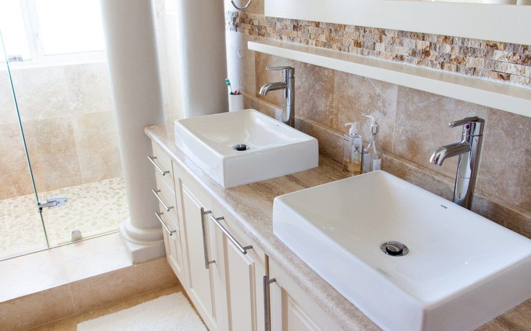 winter home improvement includes installing a new bathroom faucet